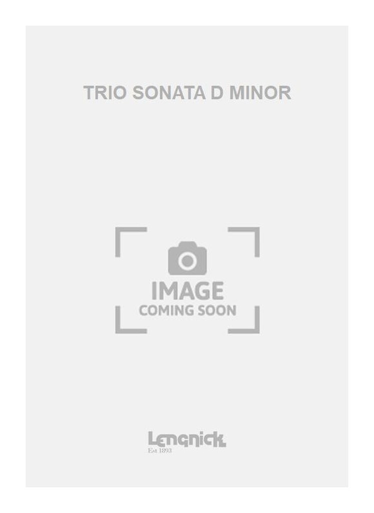 TRIO SONATA D MINOR